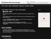 Tablet Screenshot of ocgspares.com